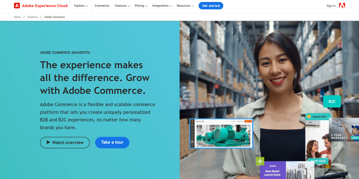 Magento - one of the largest ecommerce platforms in 2024
